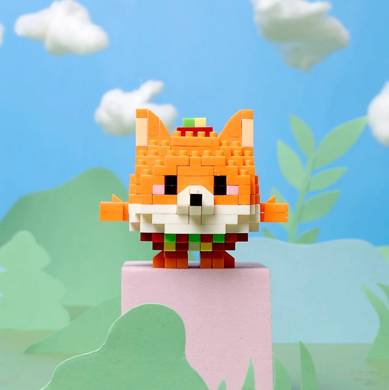 Costruzione di mattoncini da circa 200 pezzi a forma di 8 animali assortiti, una divertente idea regalo per adulti o bambini